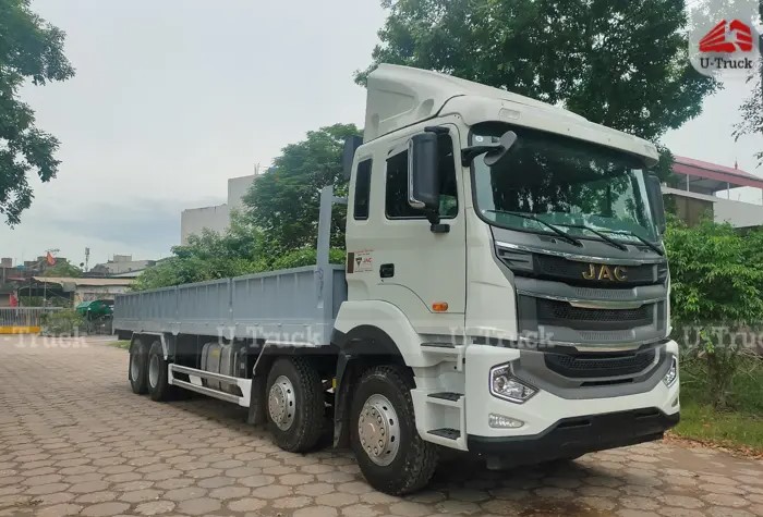 Xe tải JAC A5 8x4 thùng lửng 9m7
